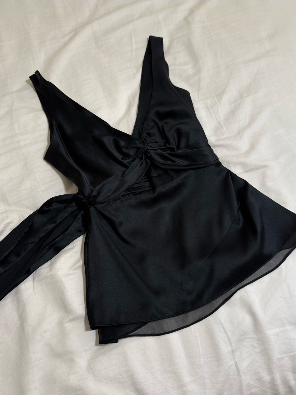 satin blouse
